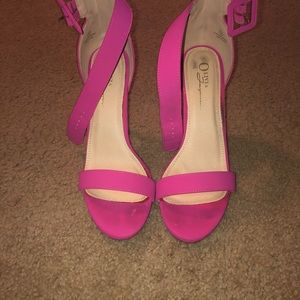 Hot pink heels